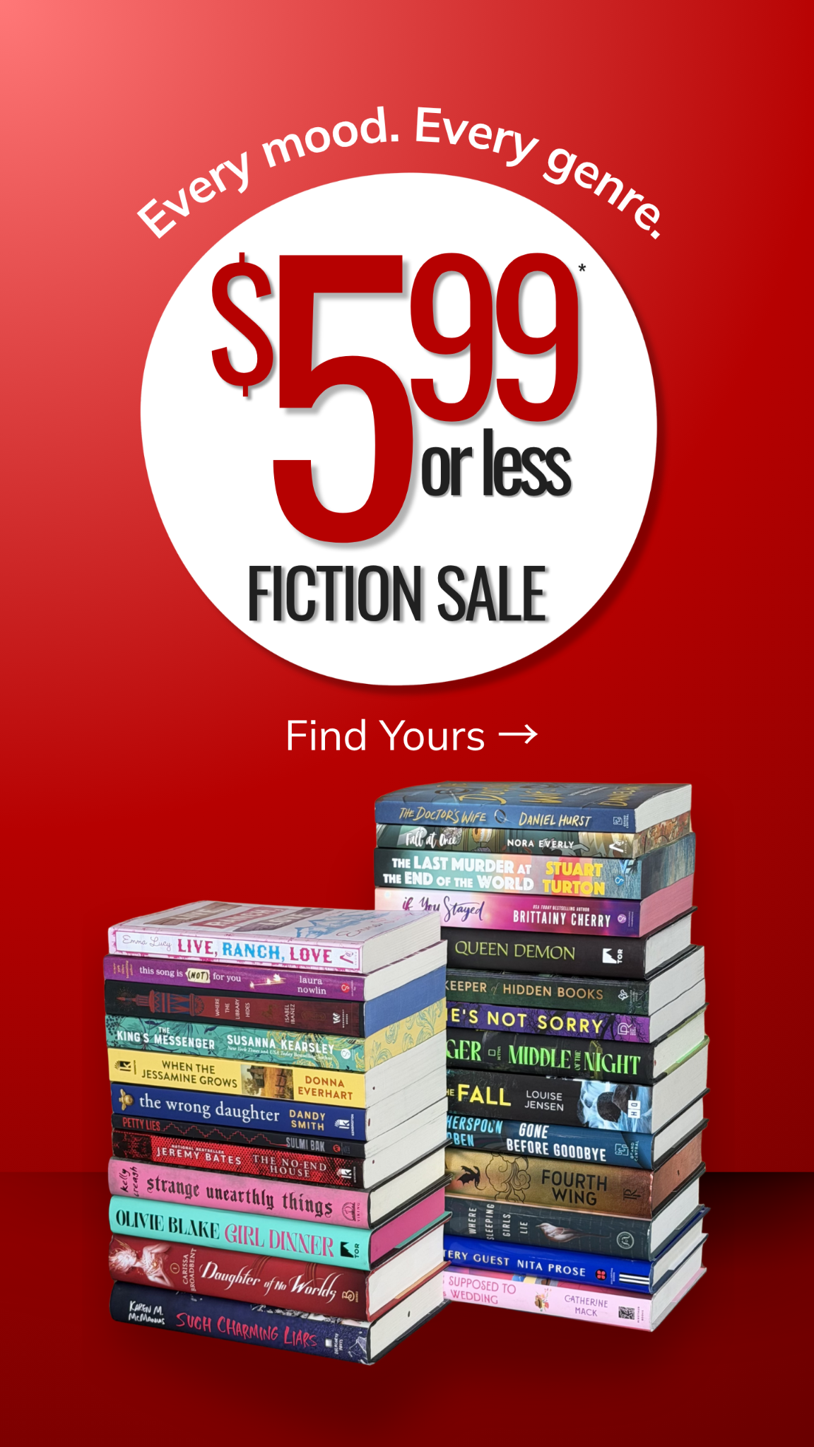 Book Outlet Facebook ad