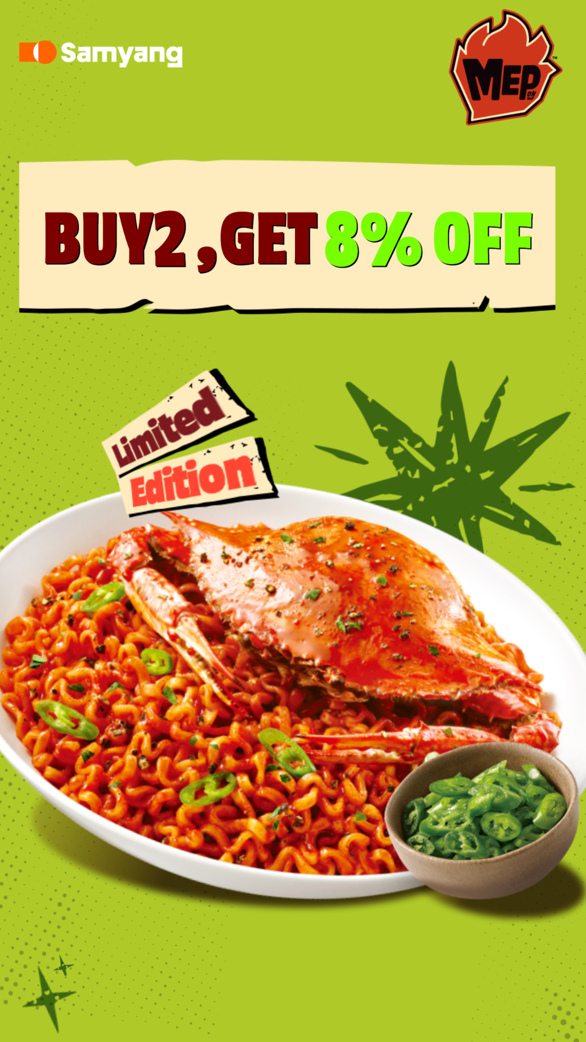 Samyangfoods Facebook ad: Samyang MEP x ENHYPEN 2.0 Exclusive Bundle 1 | Shopee…