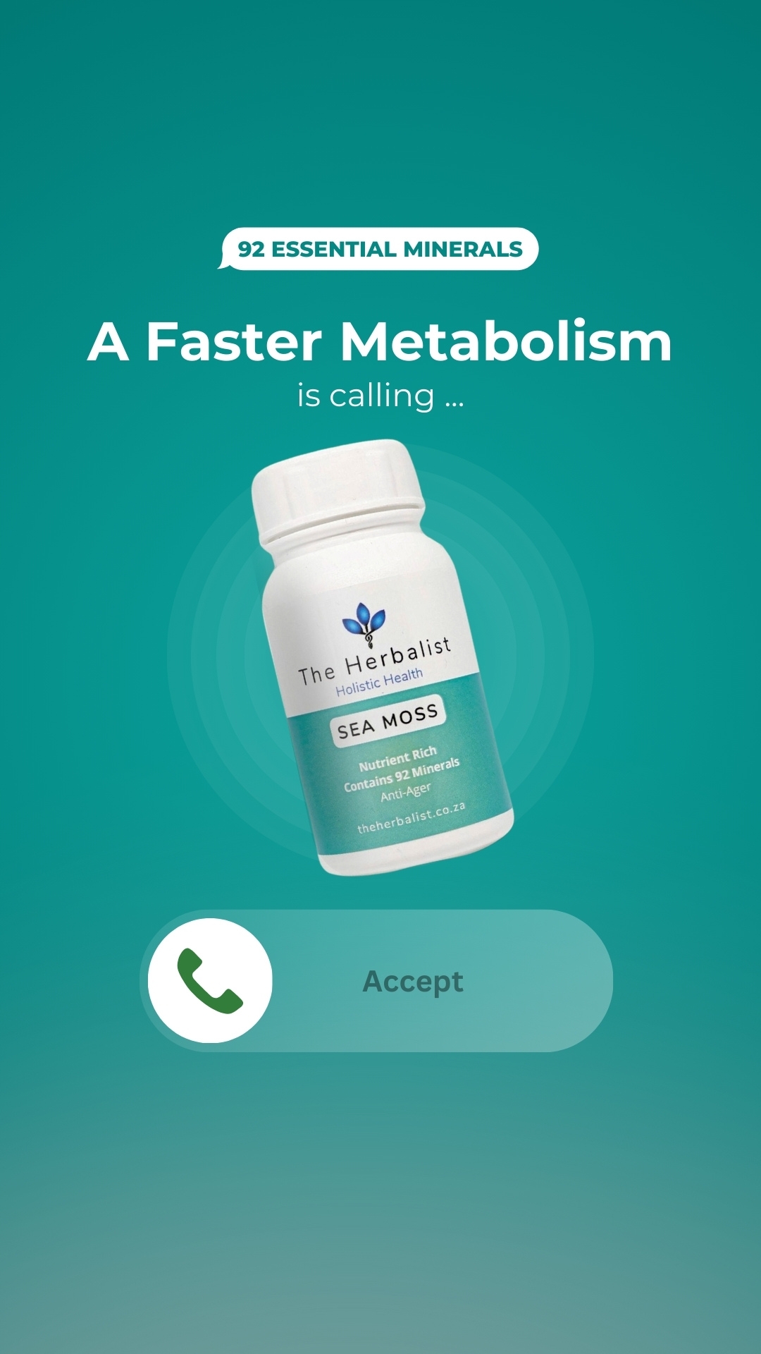 theherbalist.co.za Facebook ad