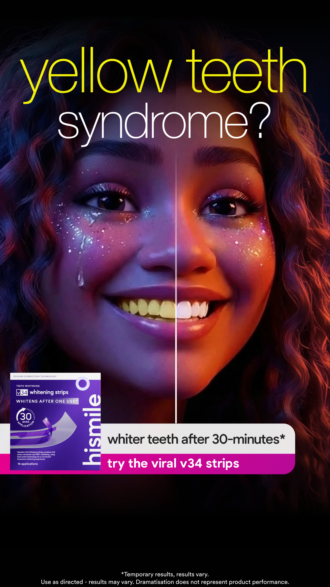 Hismile Facebook ad