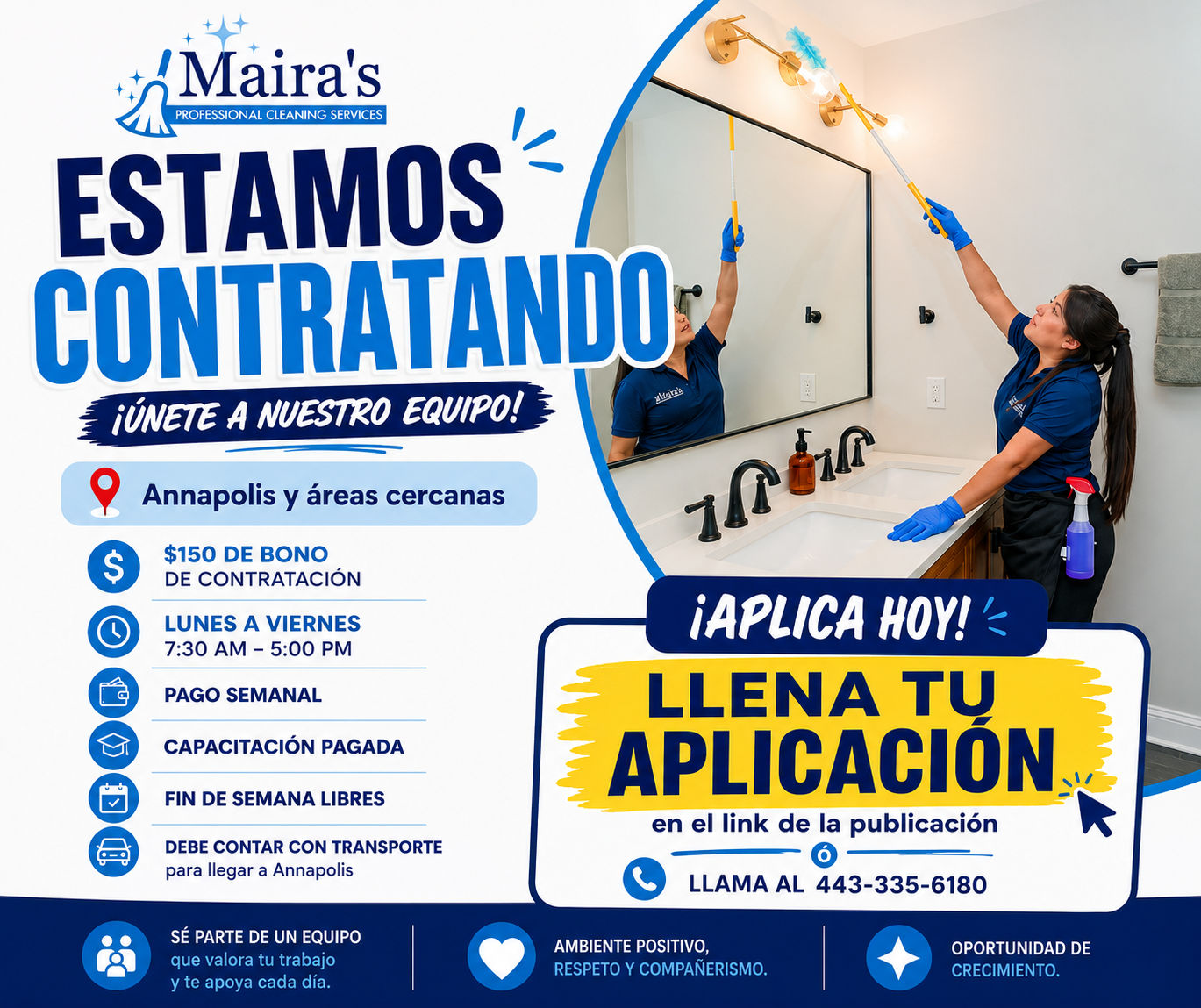 Maira’s Professional Cleaning Services Facebook ad: Annapolis House Cleaning Service | Maira's Professional…