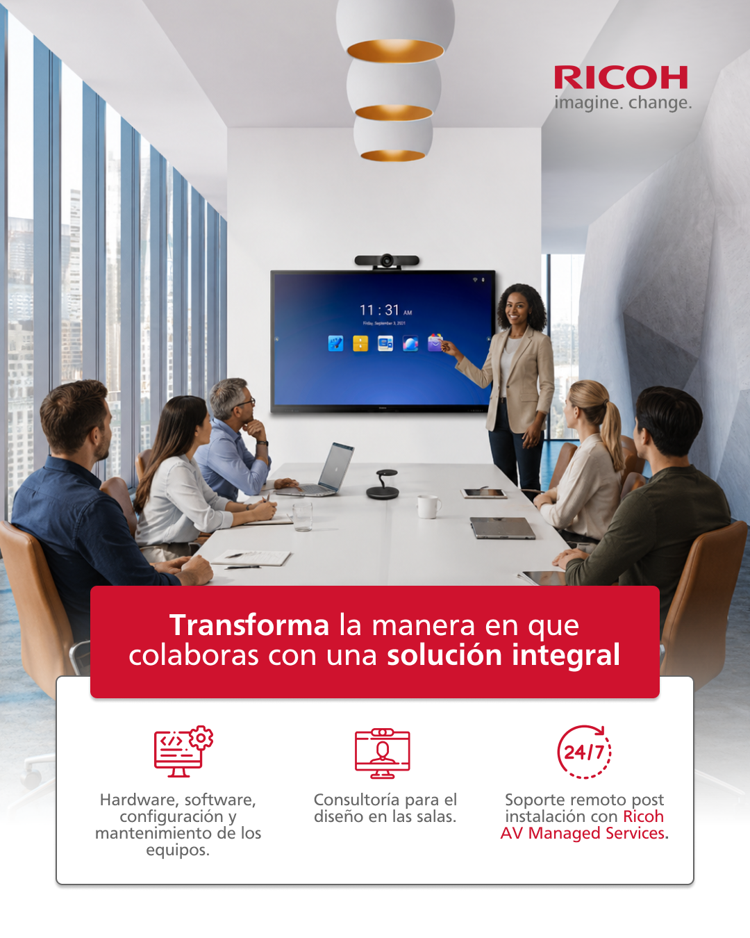 Ricoh Latin America, Inc Facebook ad: Conoce nuestras soluciones