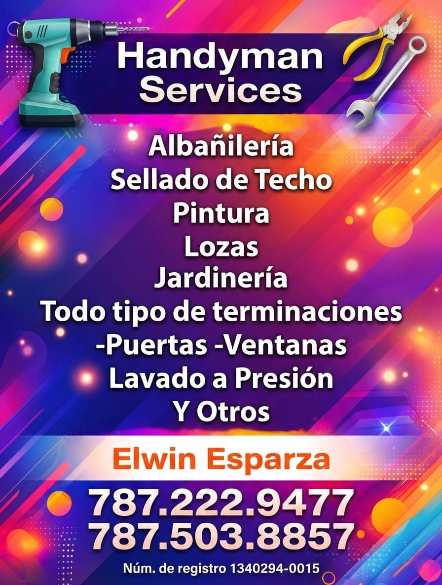Jireh Landscaping & Handyman Services Facebook ad: Bendiciones para todos.