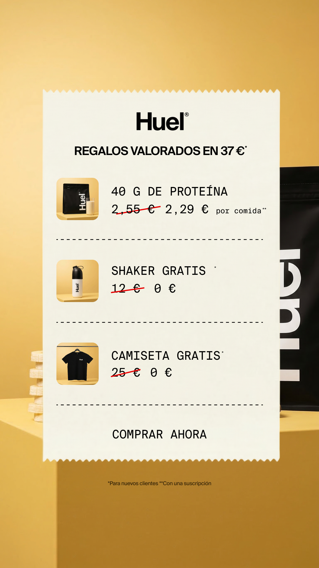 Huel Facebook ad