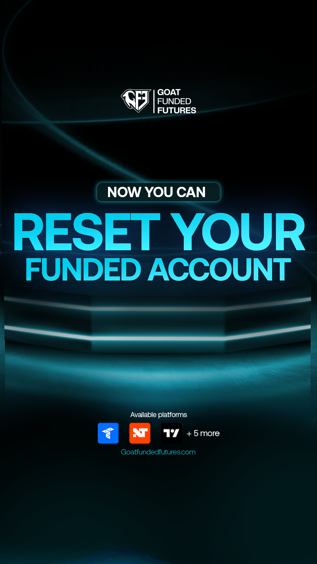 Goat Funded Futures Facebook ad