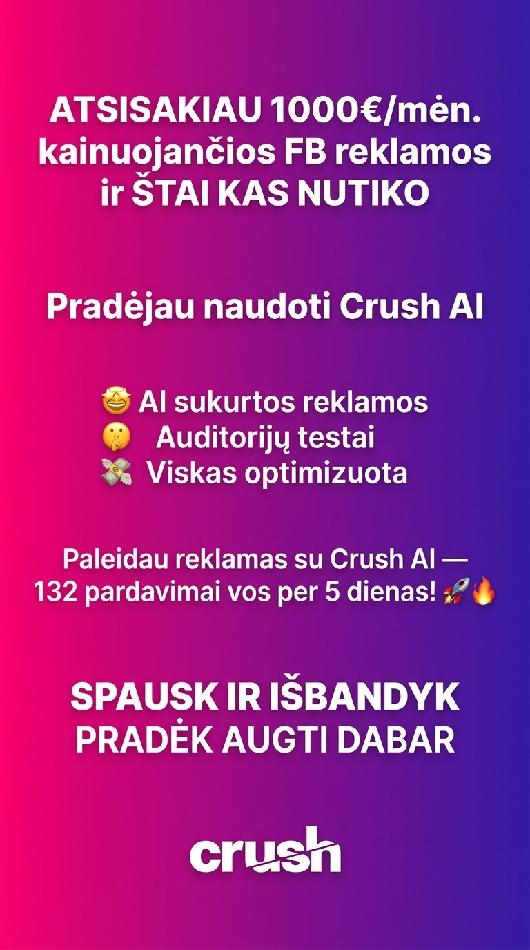 trycrush.ai Facebook ad