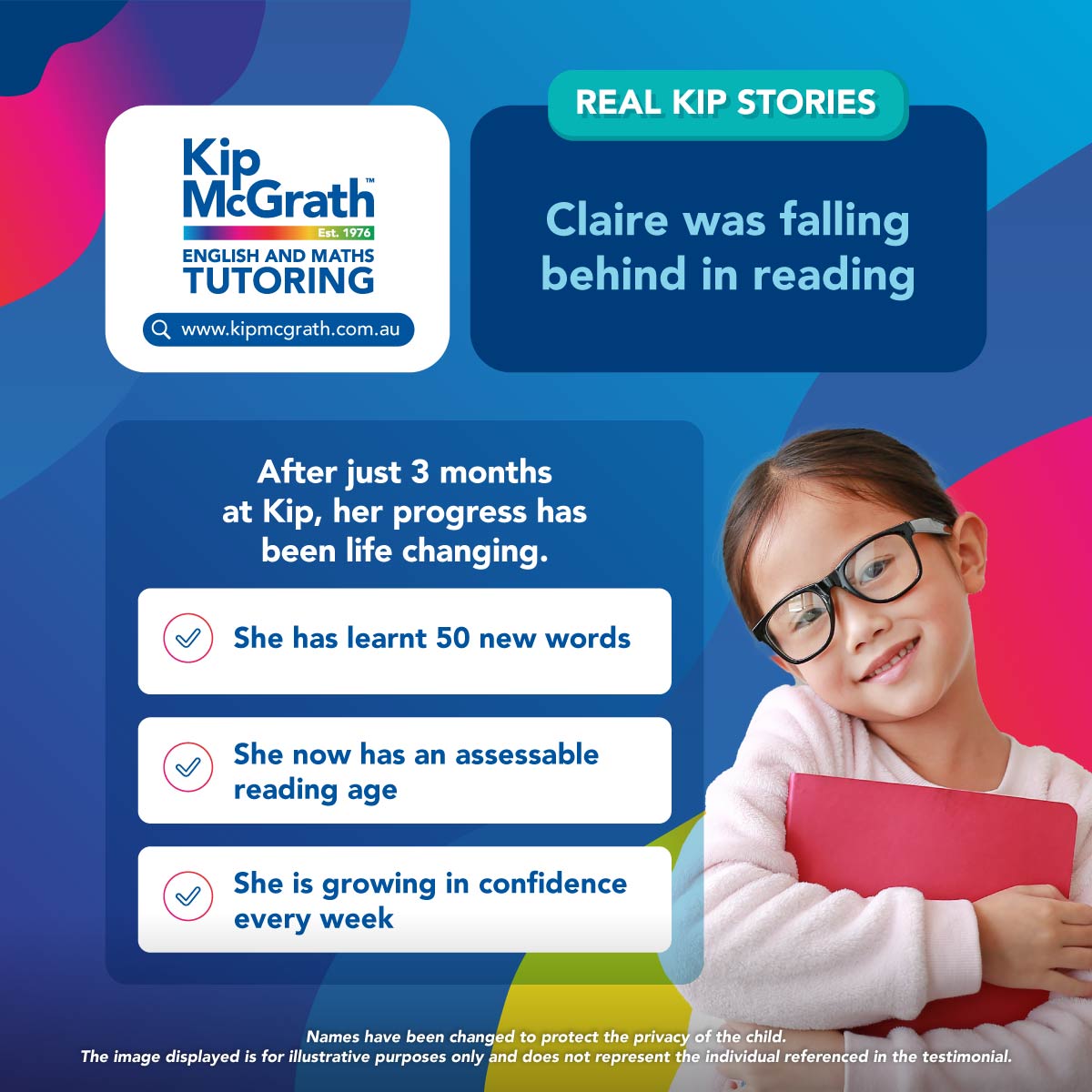 Kip McGrath Education Centres Australia Facebook ad