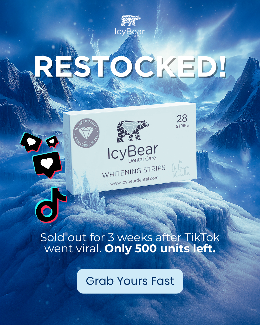 Icy Bear Dental Facebook ad