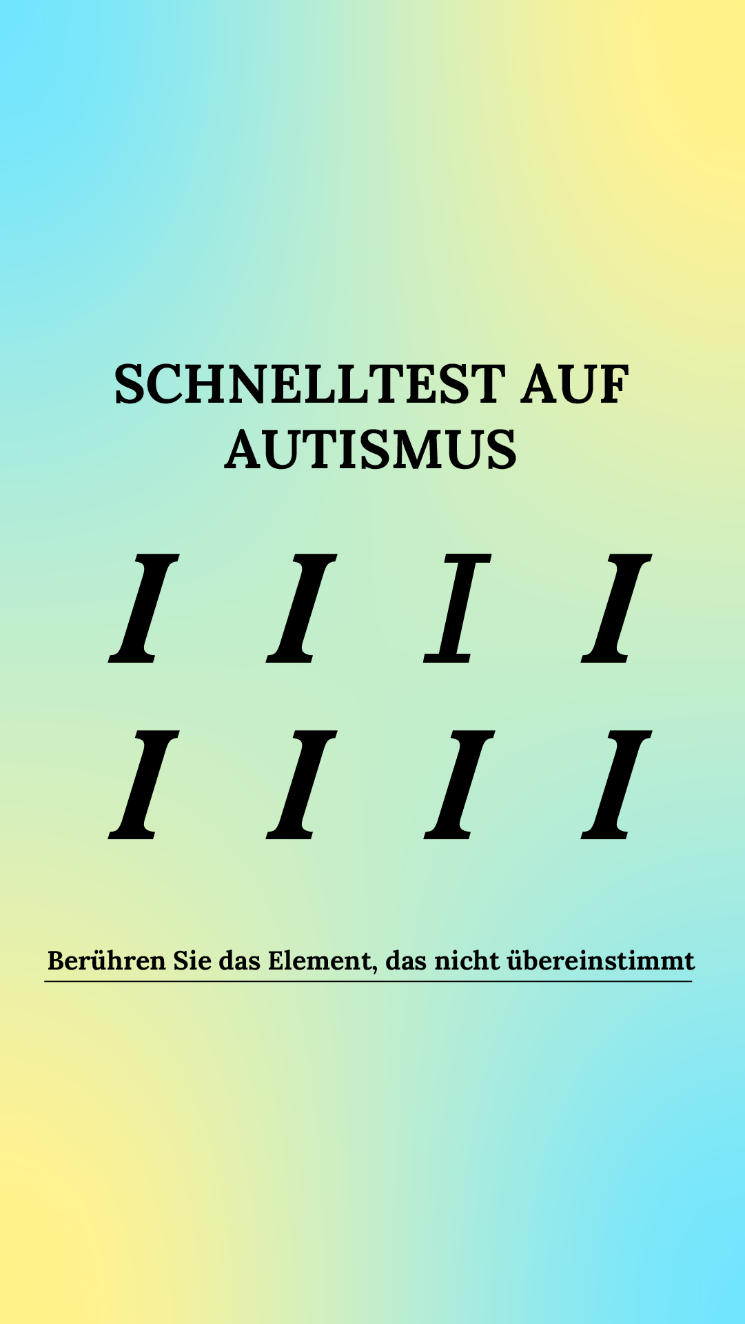 International IQ test Facebook ad