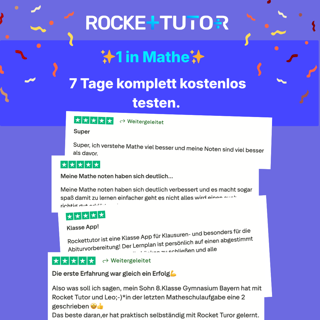 RocketTutor: Deine intelligente Mathe Lernapp Facebook ad