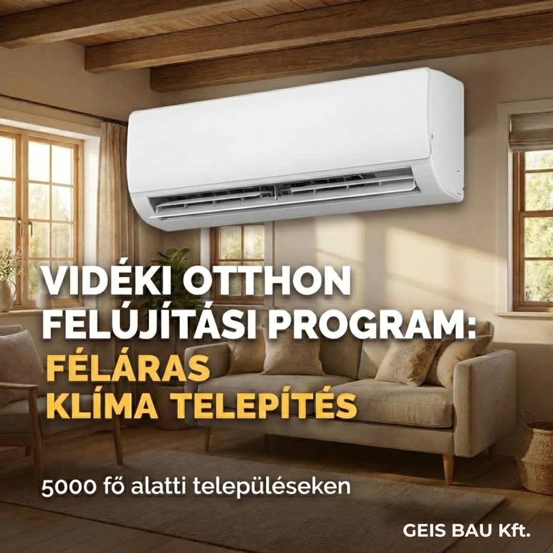 GEIS BAU KFT Facebook ad: Féláras klíma AKCIÓ