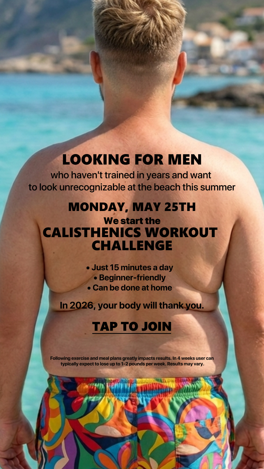 21 Day Challenge Facebook ad