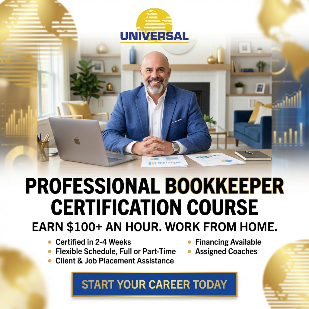 Roger Knecht, Universal Accounting Facebook ad