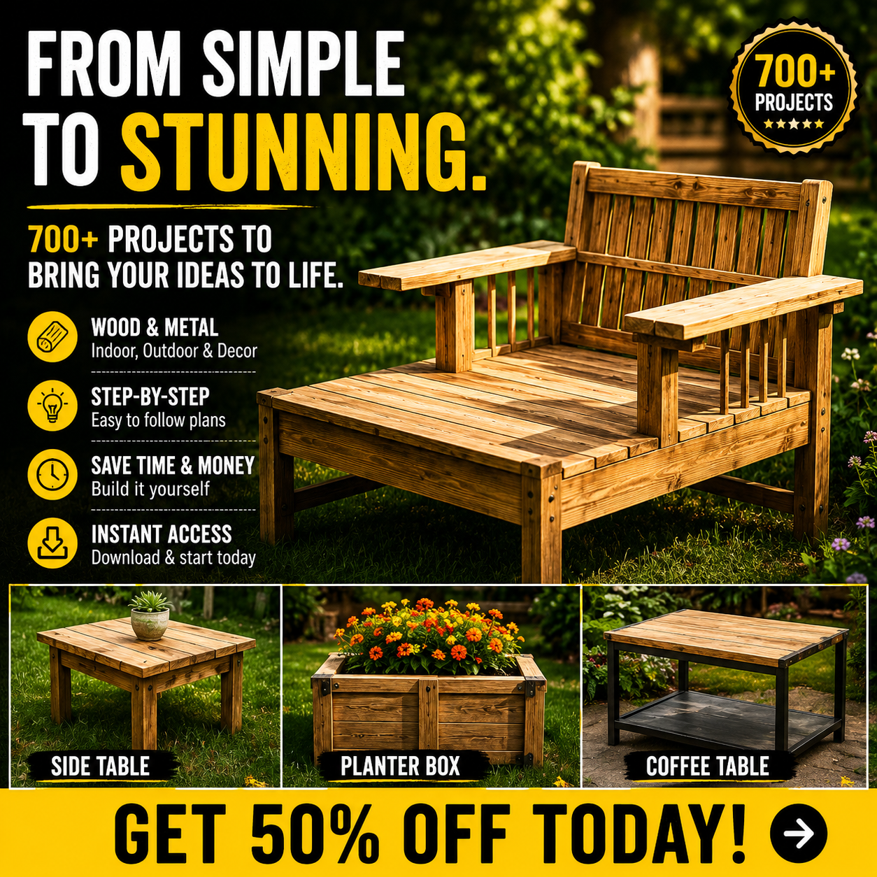 Master Crafts DIY Facebook ad