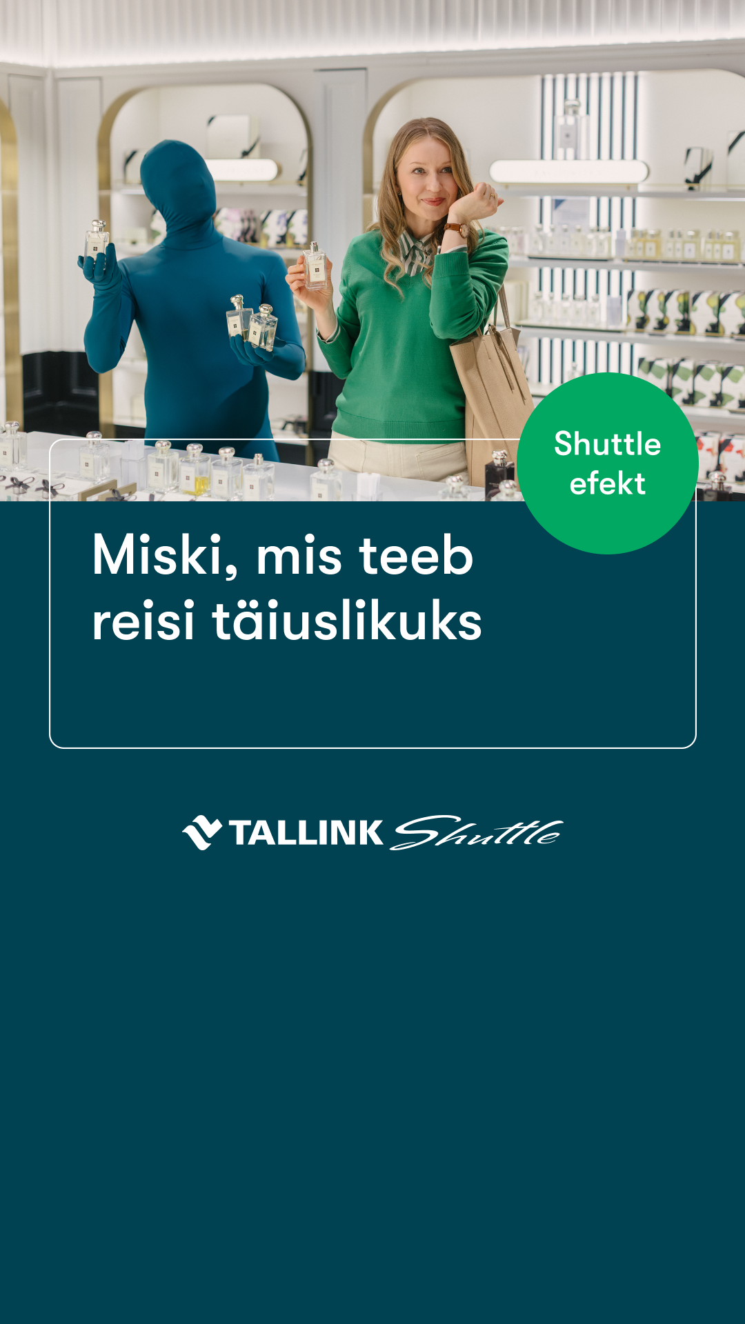Tallink Eesti Facebook ad: SHUTTLE EFEKT viib Soome