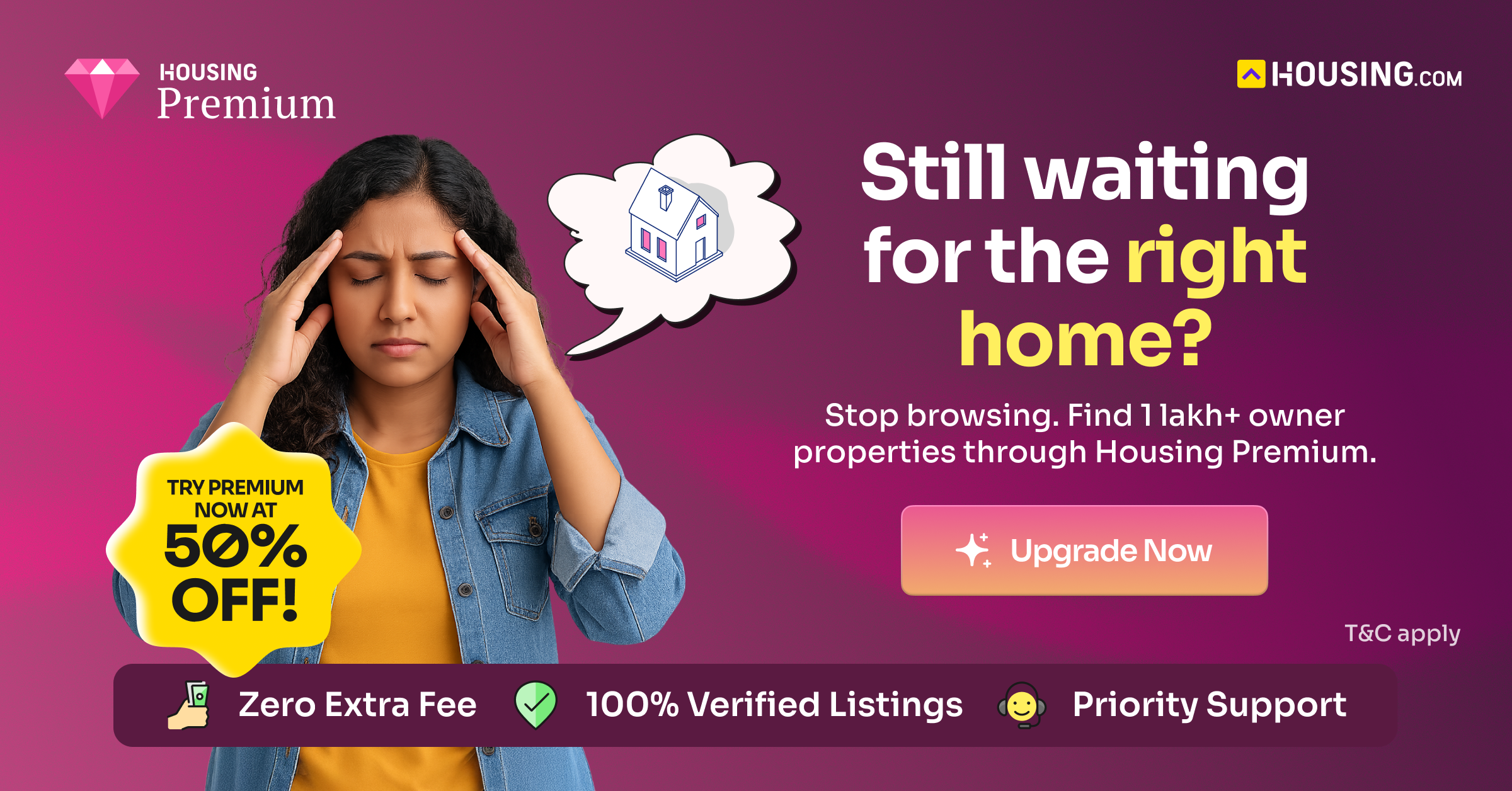 Housing.com Facebook ad