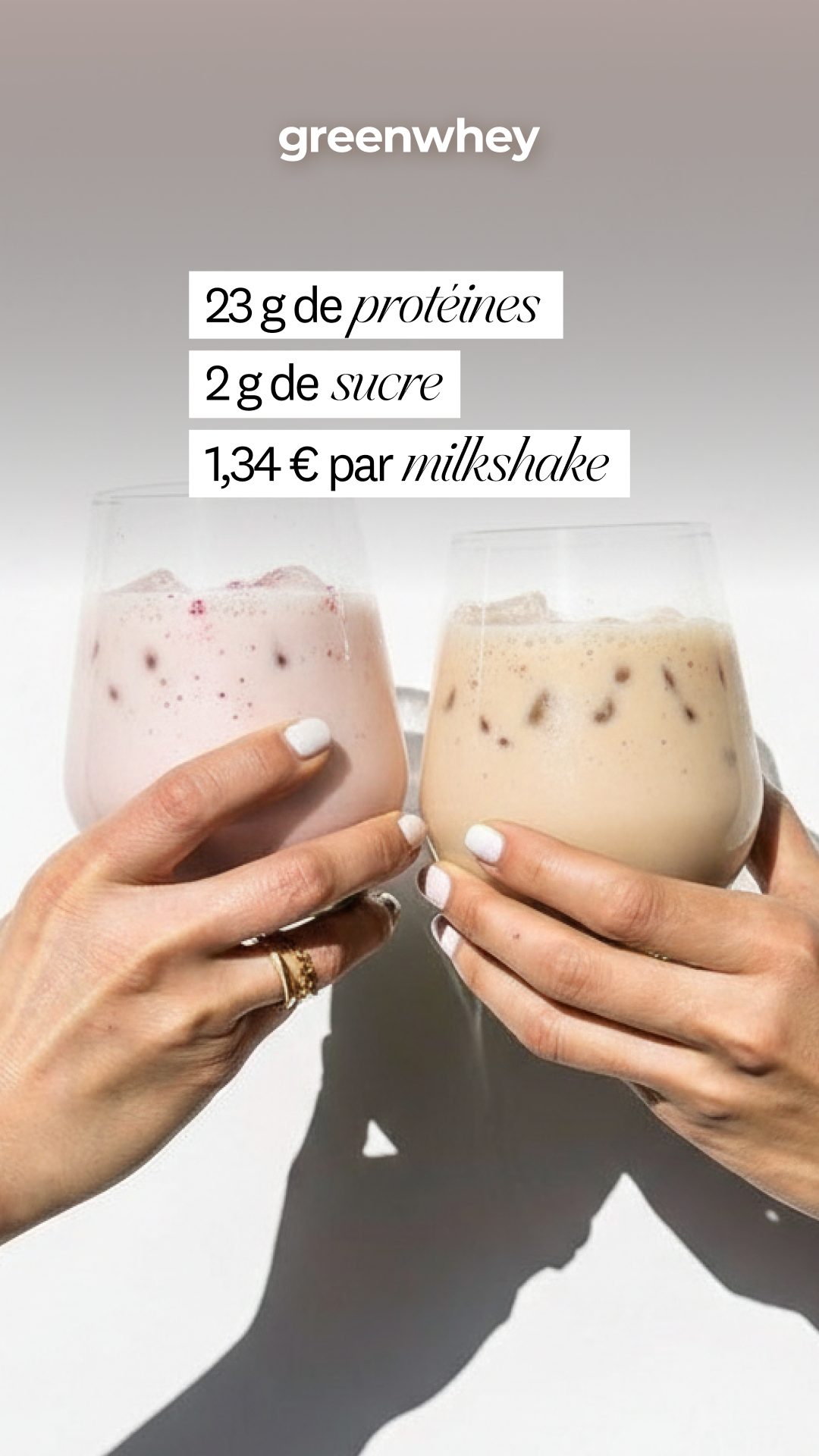 greenwhey Facebook ad