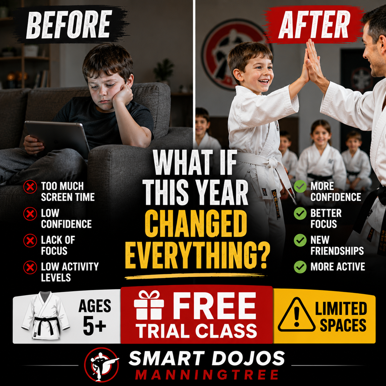 SMART Dojos Facebook ad