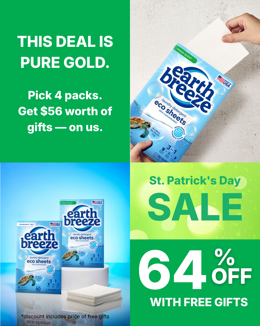 Earth Breeze Facebook ad