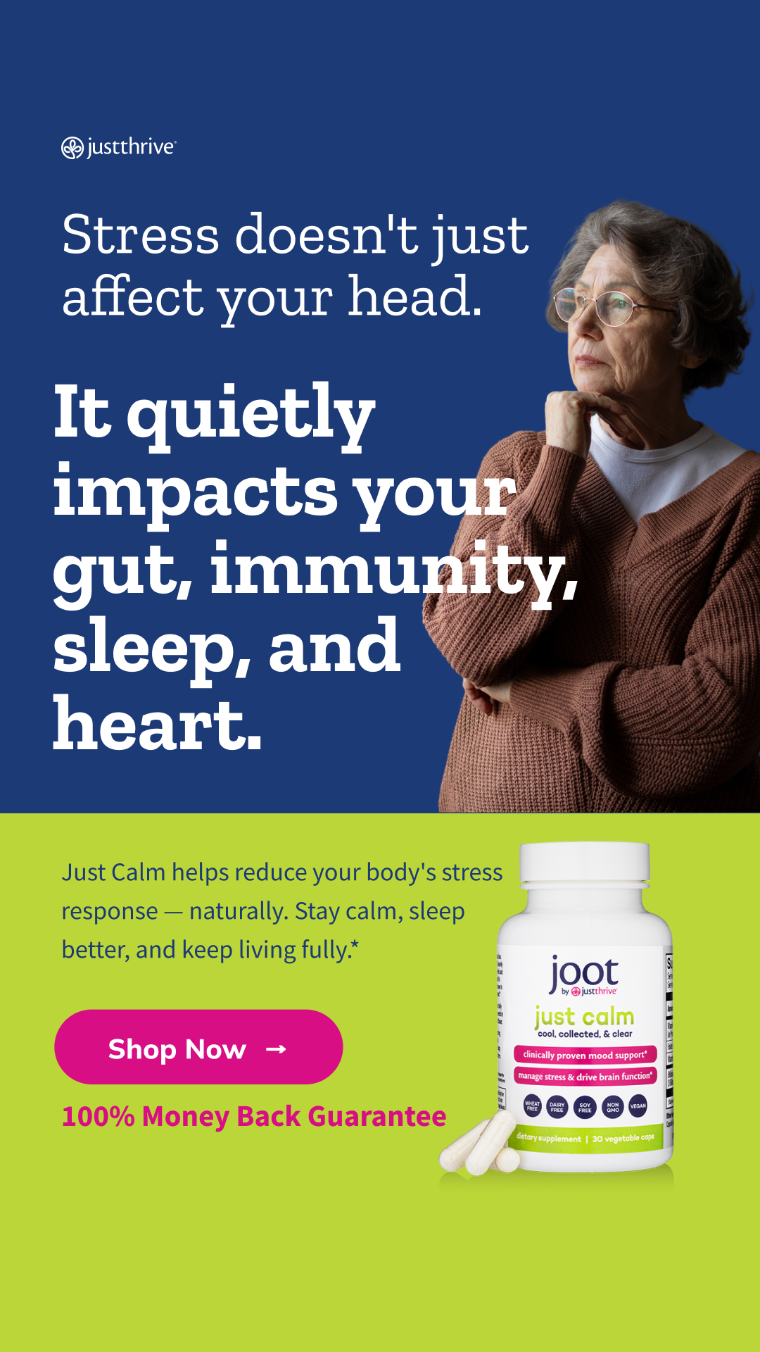 Just Thrive Facebook ad