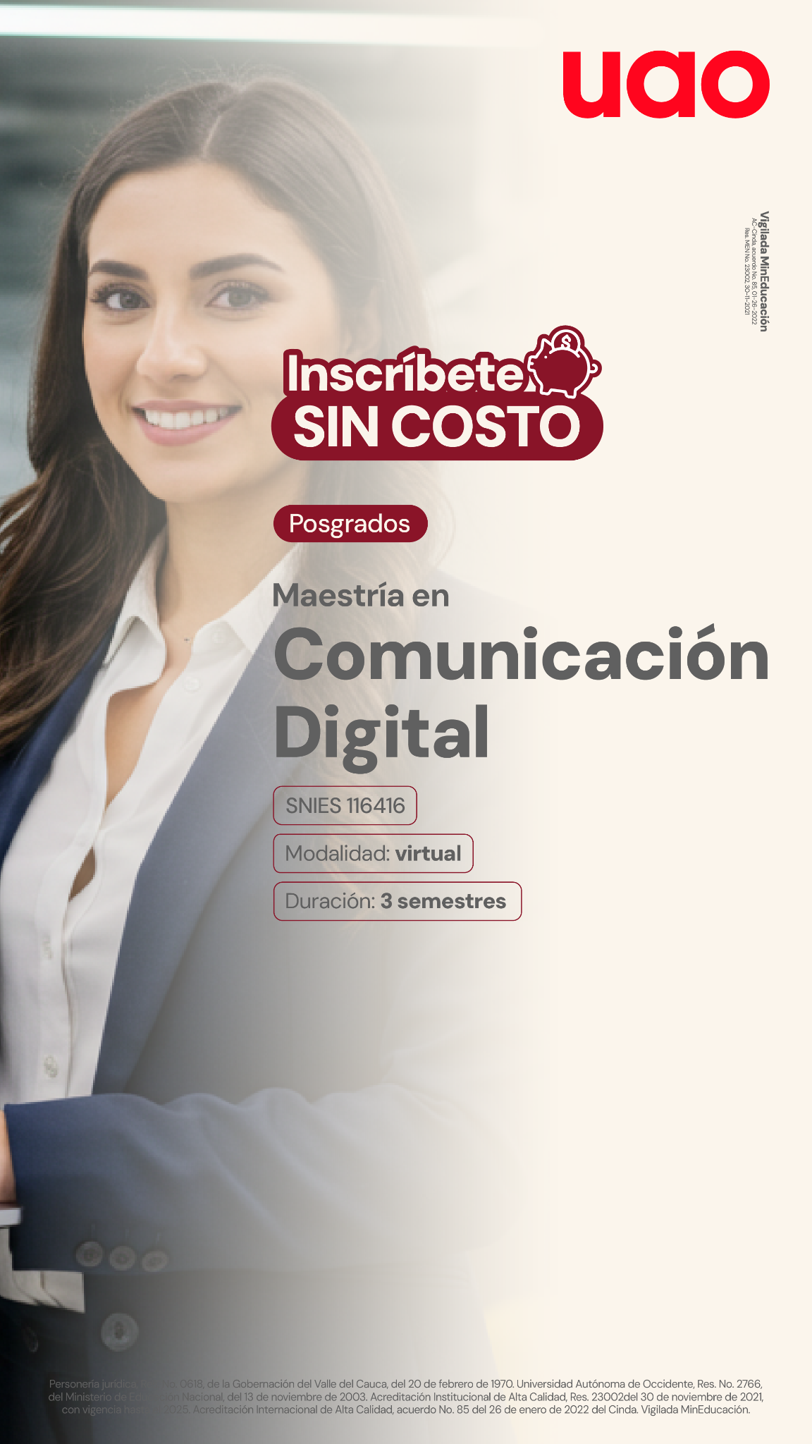 La UAO Facebook ad