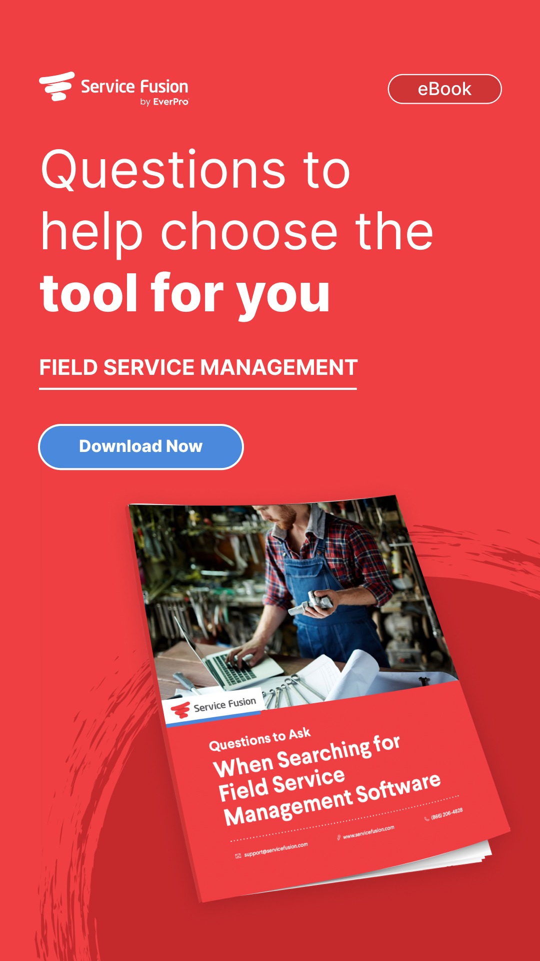 Service Fusion Facebook ad