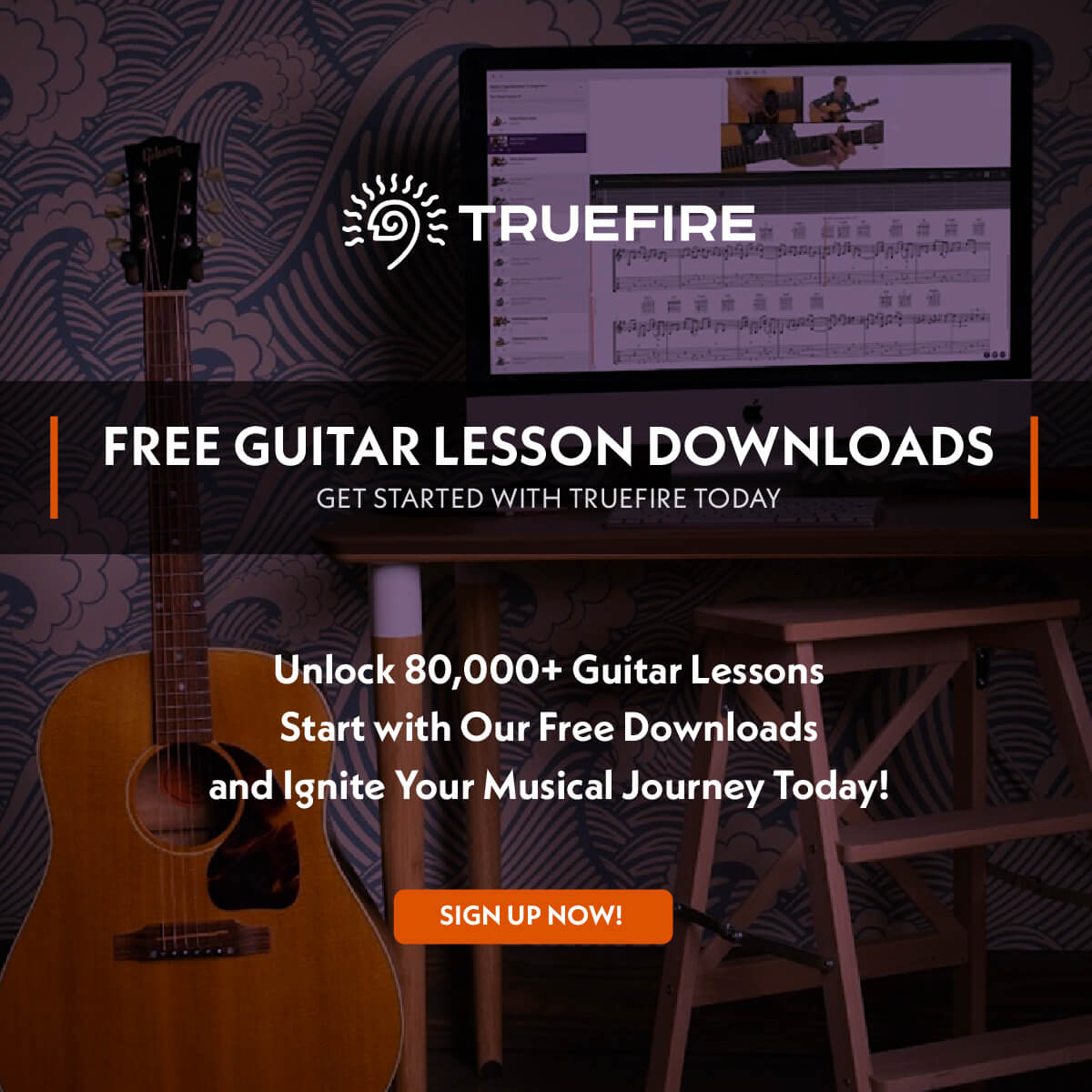 TrueFire Facebook ad