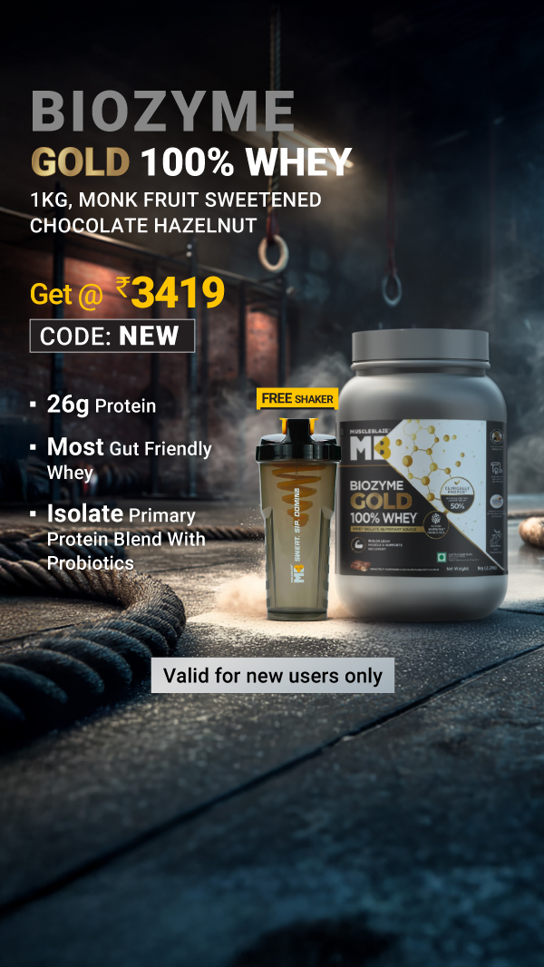 MuscleBlaze Facebook ad