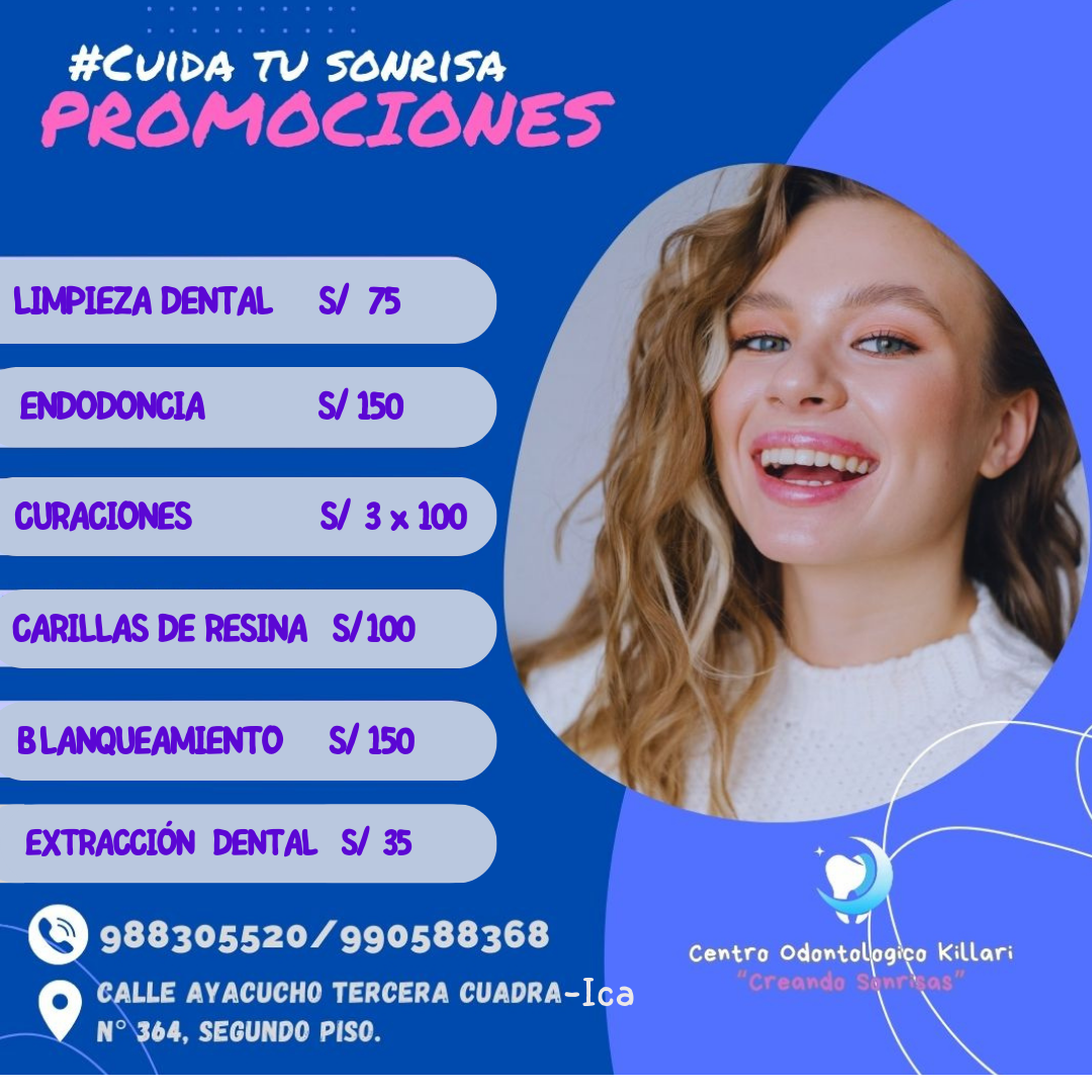Centro Odontológico Killari Facebook ad: Chatea con nosotros