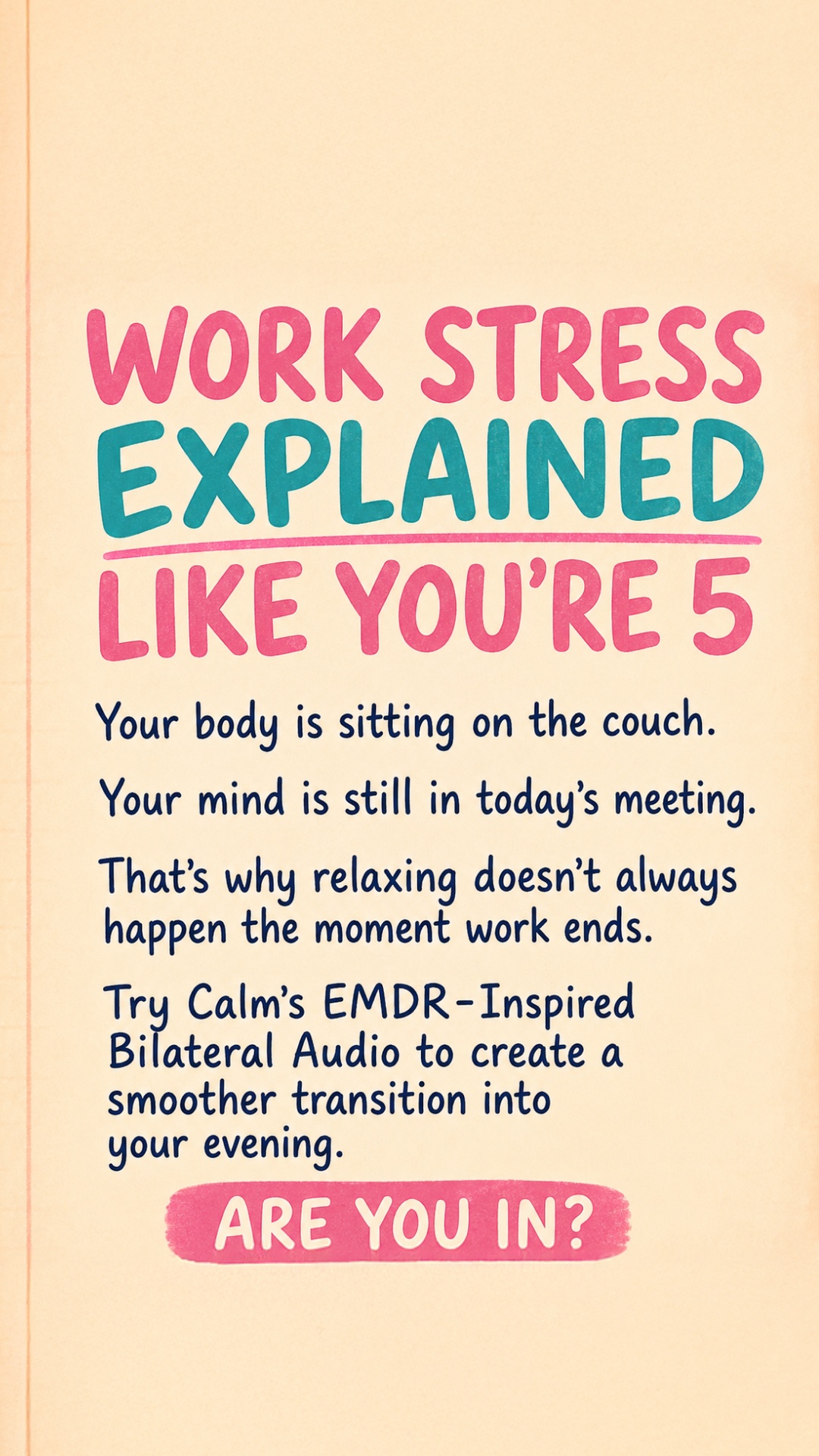 Calm Facebook ad