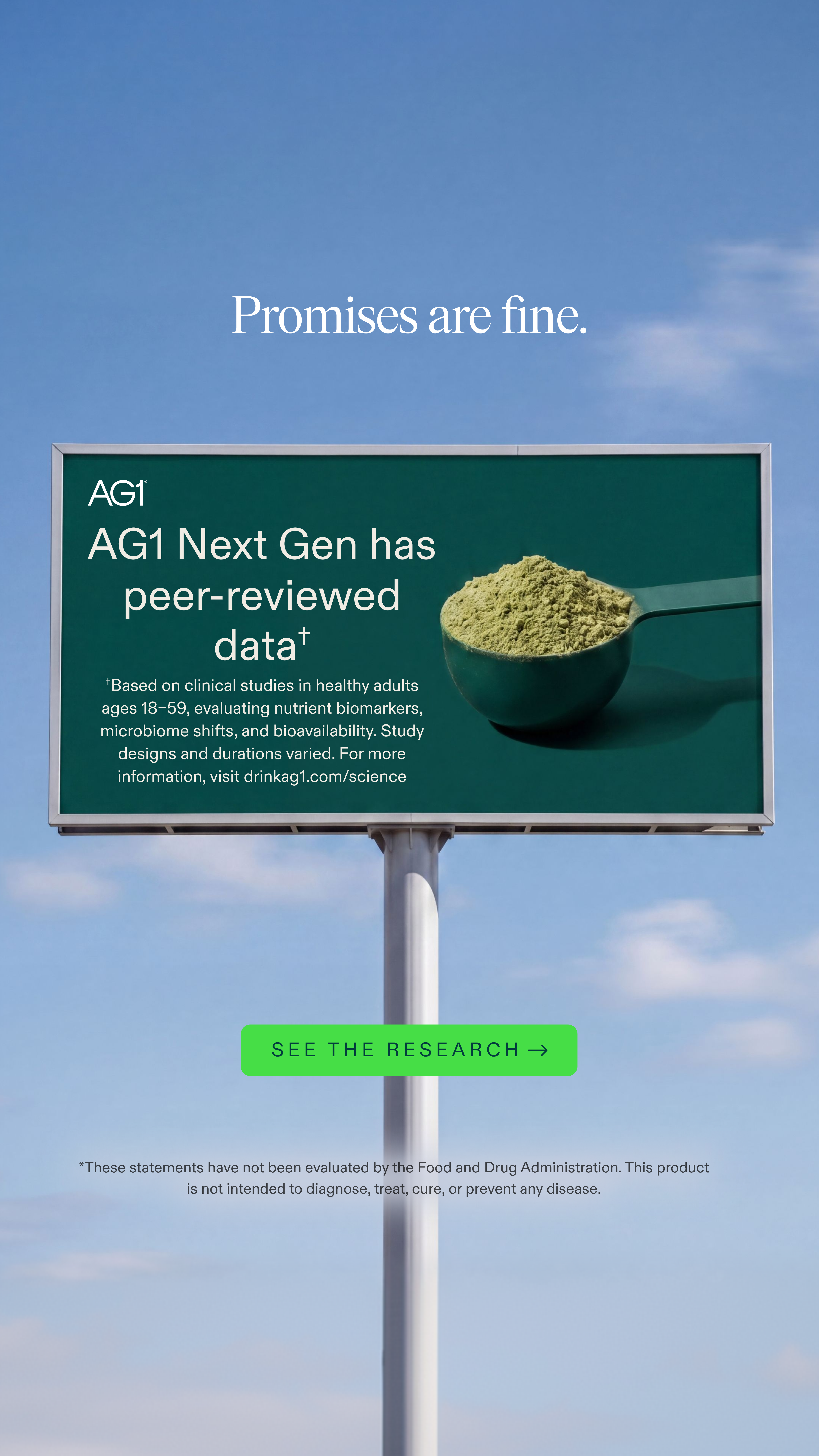 AG1 by Athletic Greens Facebook ad