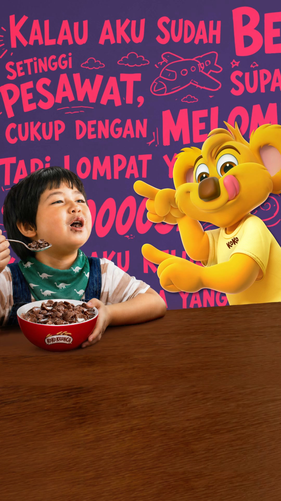 Nestlé Breakfast Cereals Indonesia Facebook ad: Cerita Pagi bareng KOKO