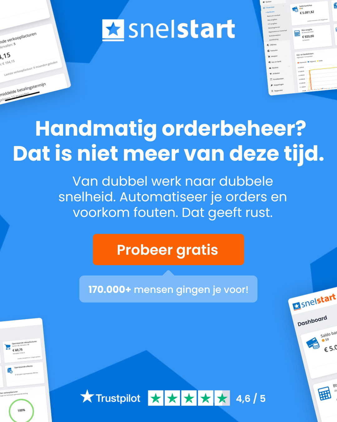 SnelStart Facebook ad