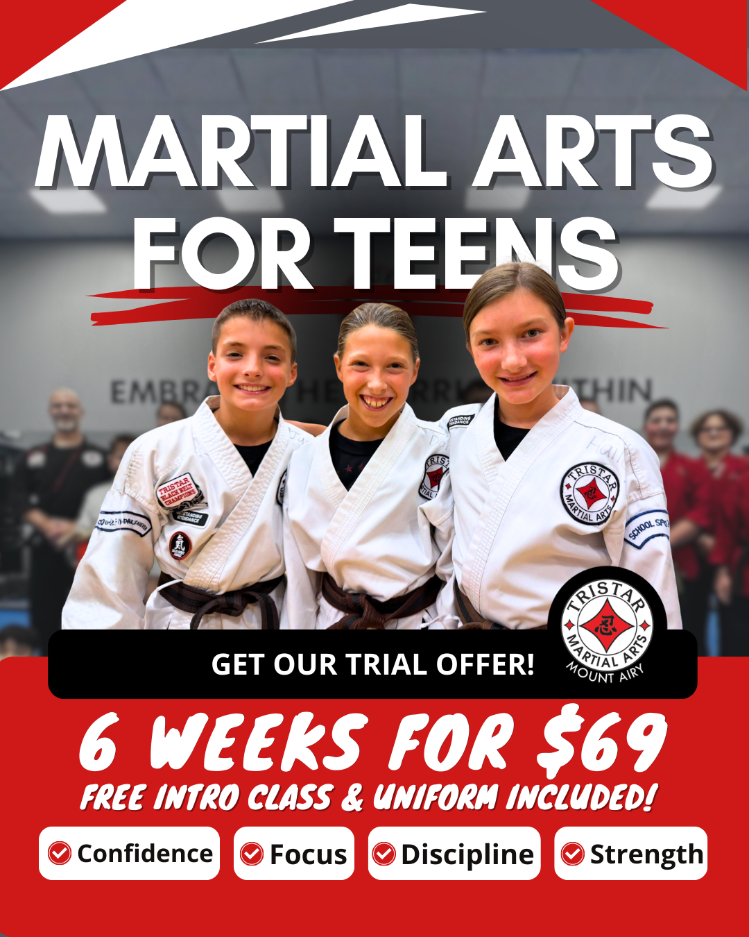Tristar Martial Arts - Mount Airy Facebook ad: Carroll County’s #1 Martial Arts School