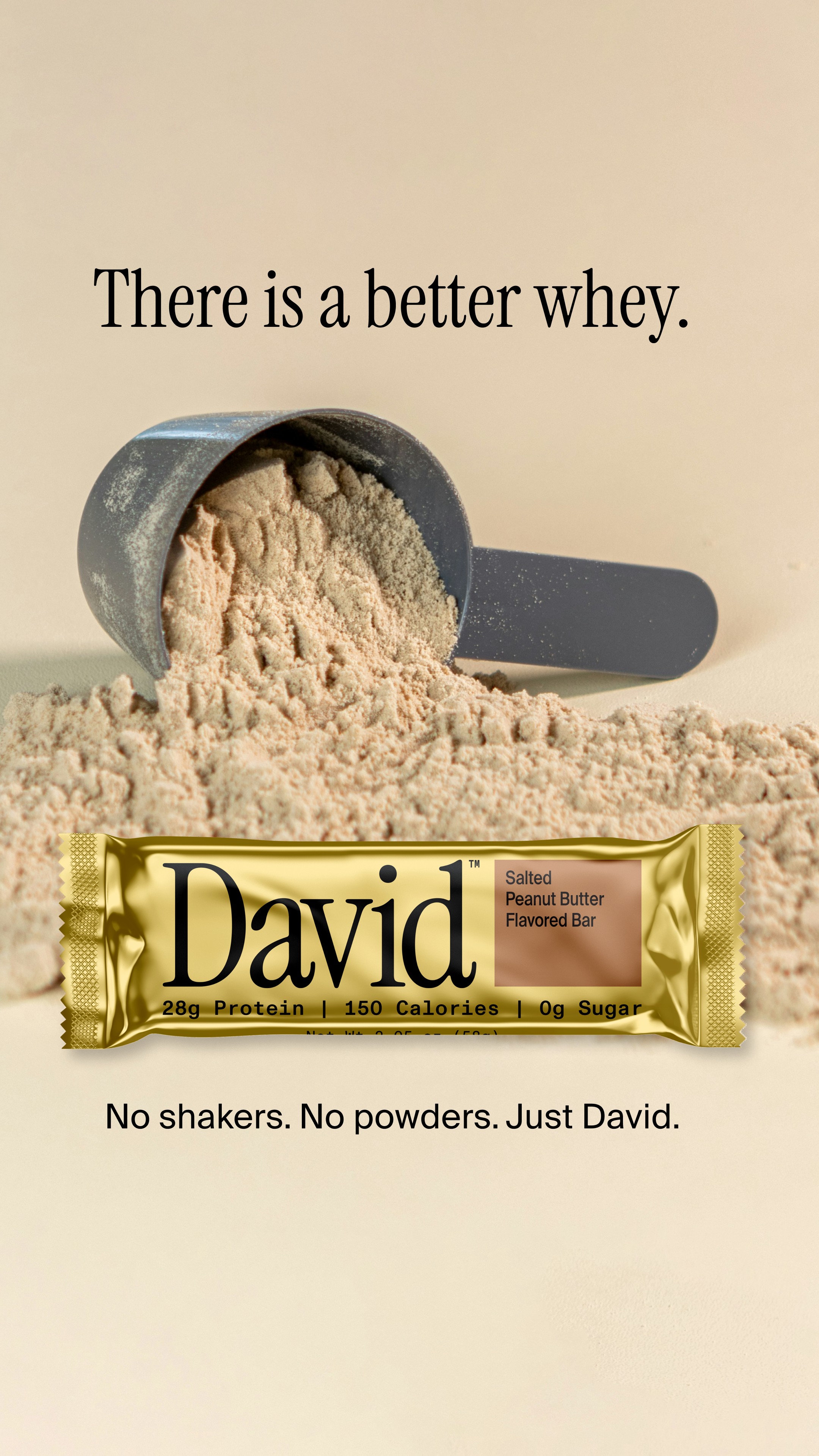 David Protein Facebook ad
