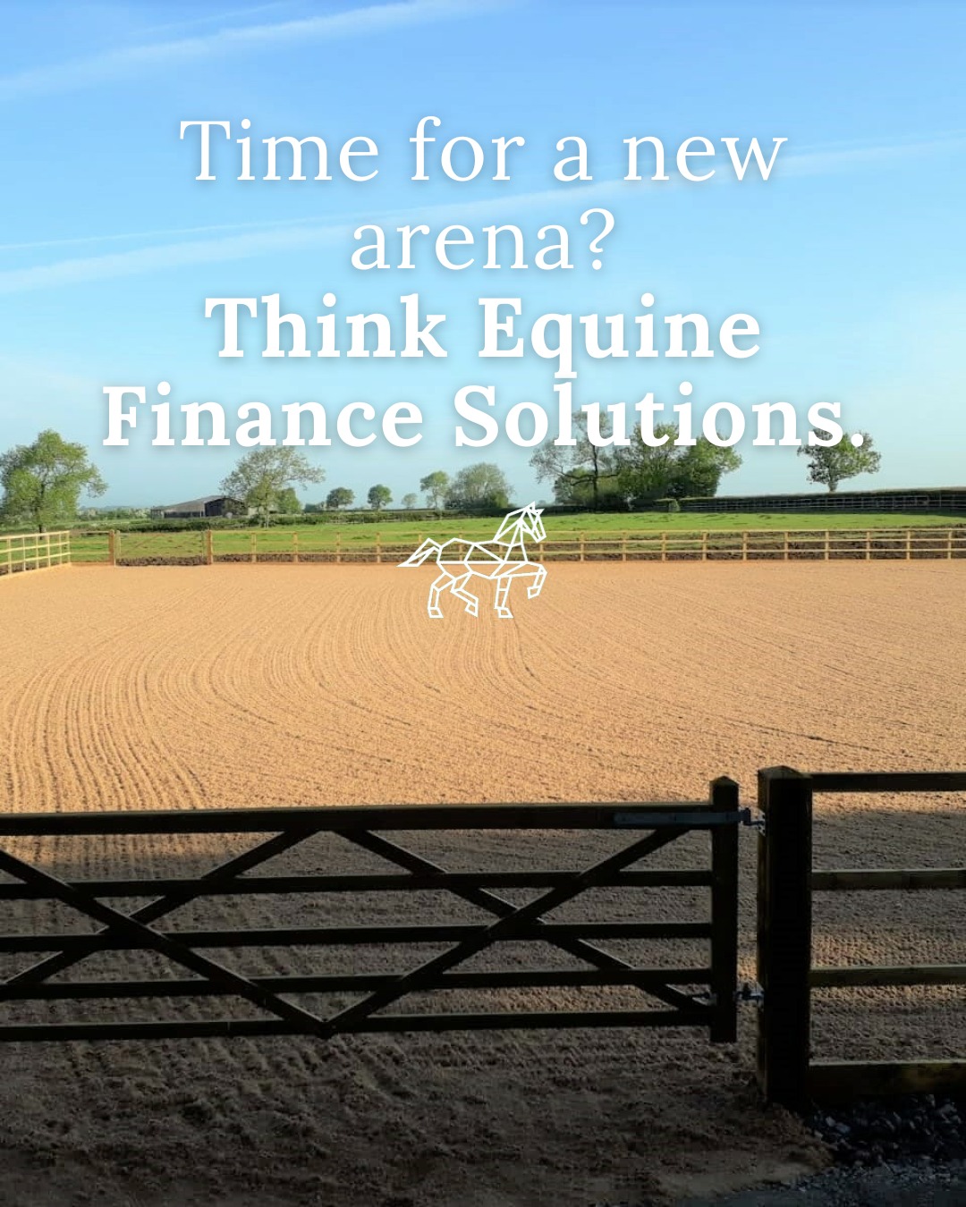 Equine Finance Solutions Facebook ad: Need a new arena?
