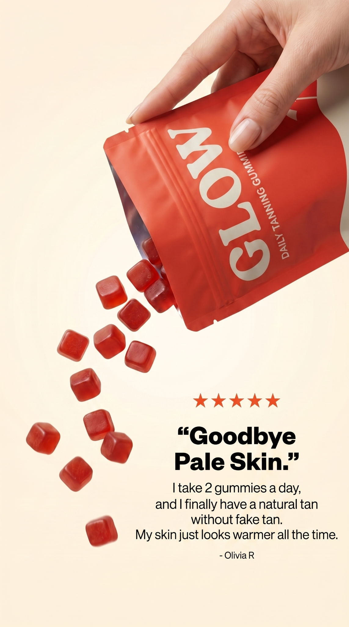 Glow Gummies Facebook ad