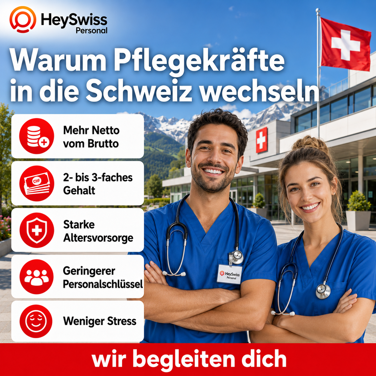 HeySwiss Personal Facebook ad