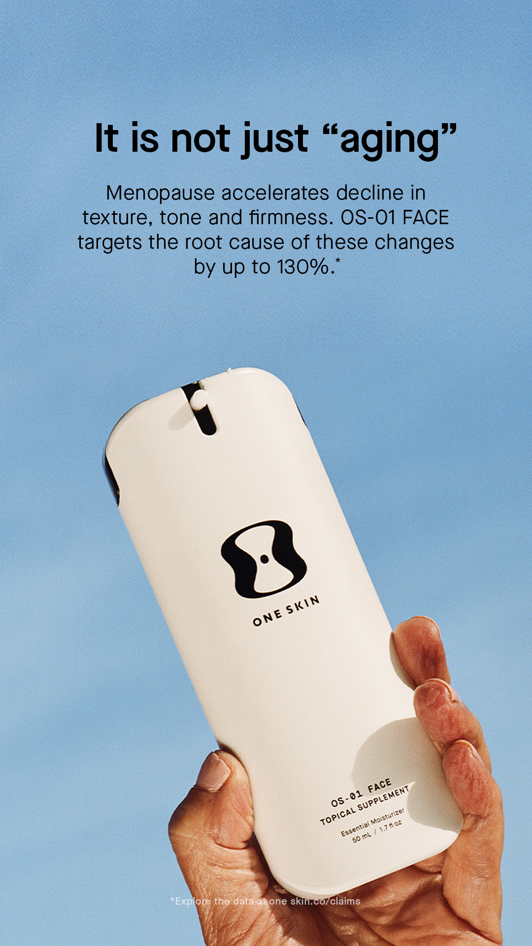 OneSkin Facebook ad