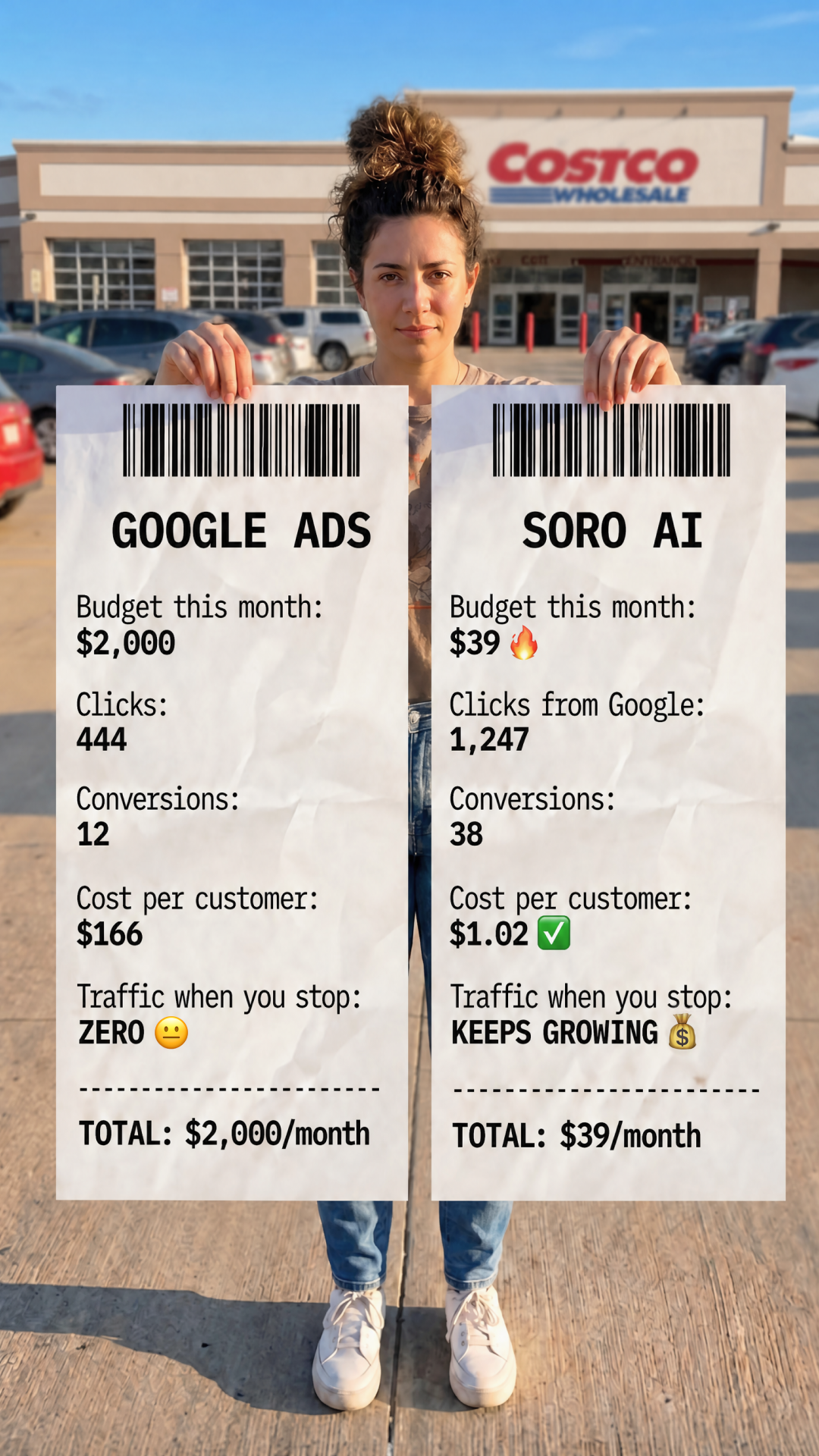 Soro SEO Facebook ad