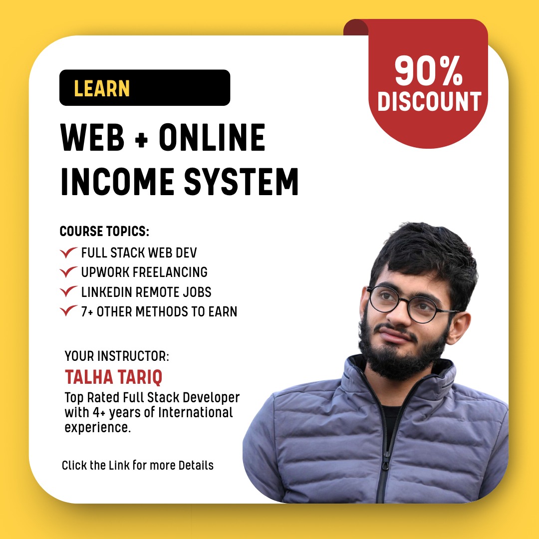 Talha Tariq Facebook ad