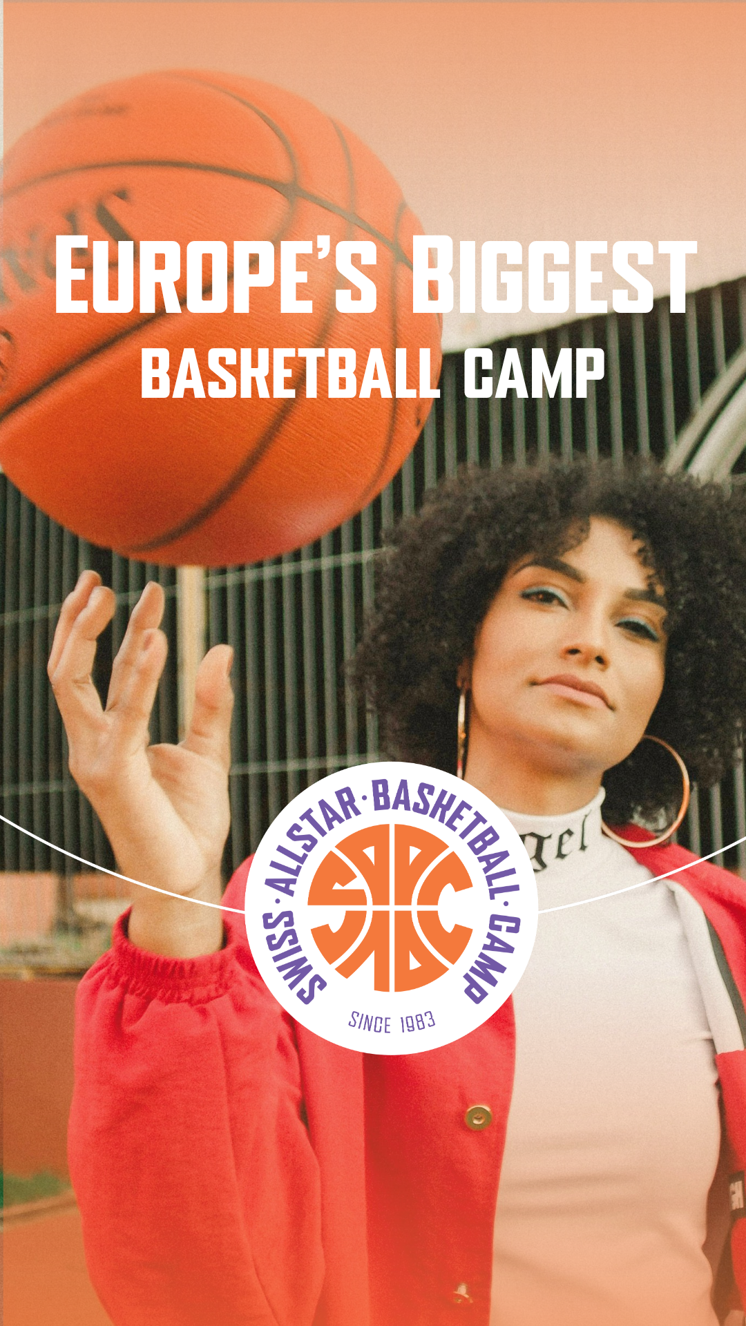 Swiss Allstar Basketball Camp Facebook ad from Mar 22, 2026