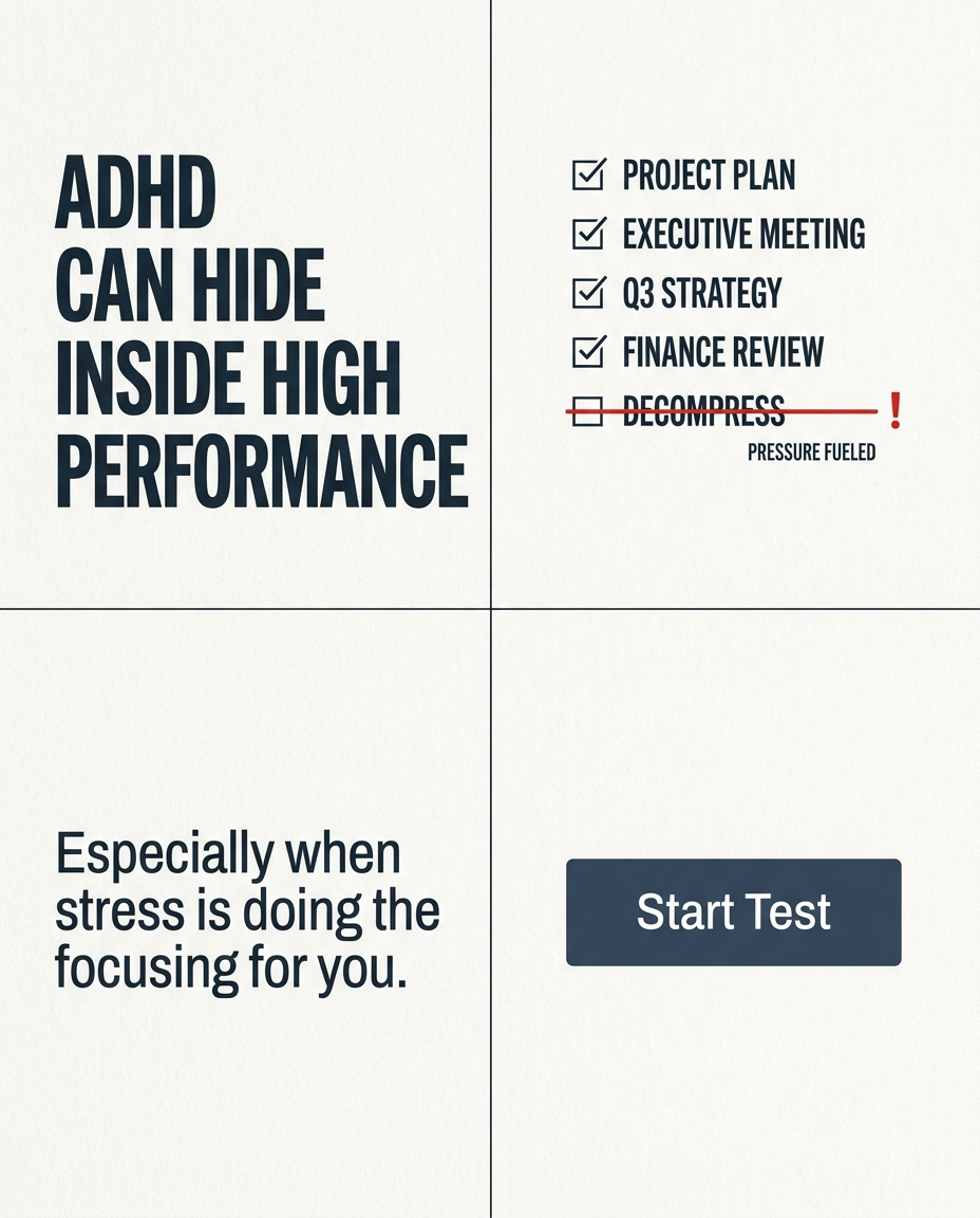ADHD Clarity Test Facebook ad