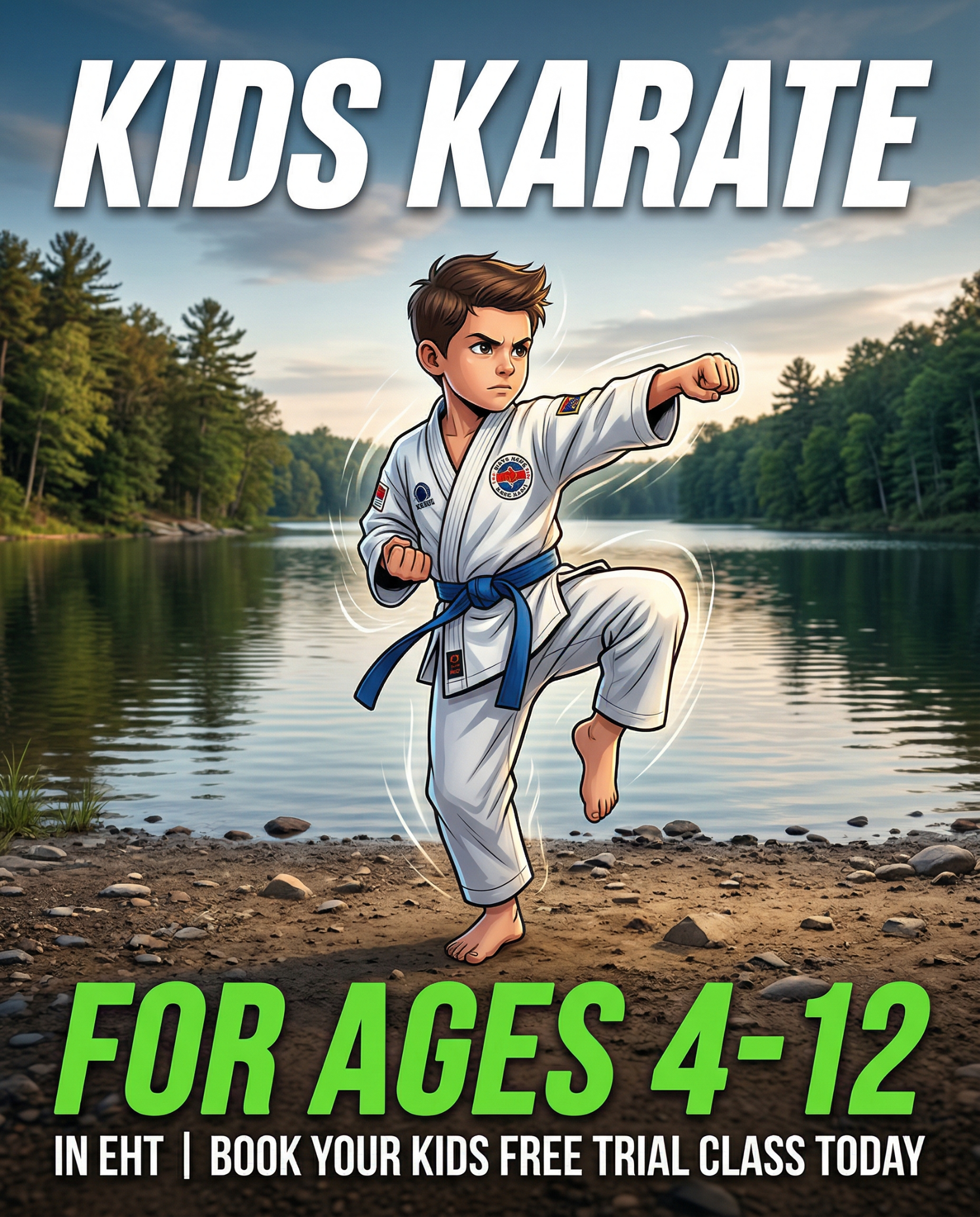Modesto's Karate Academies -Egg Harbor Township, NJ Facebook ad: Free Kids Karate Class in Egg Harbor Township