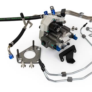 AccurateDiesel.com Facebook ad: CP4 to DCR Pump Conversion | Ford 6.7L Powerstroke