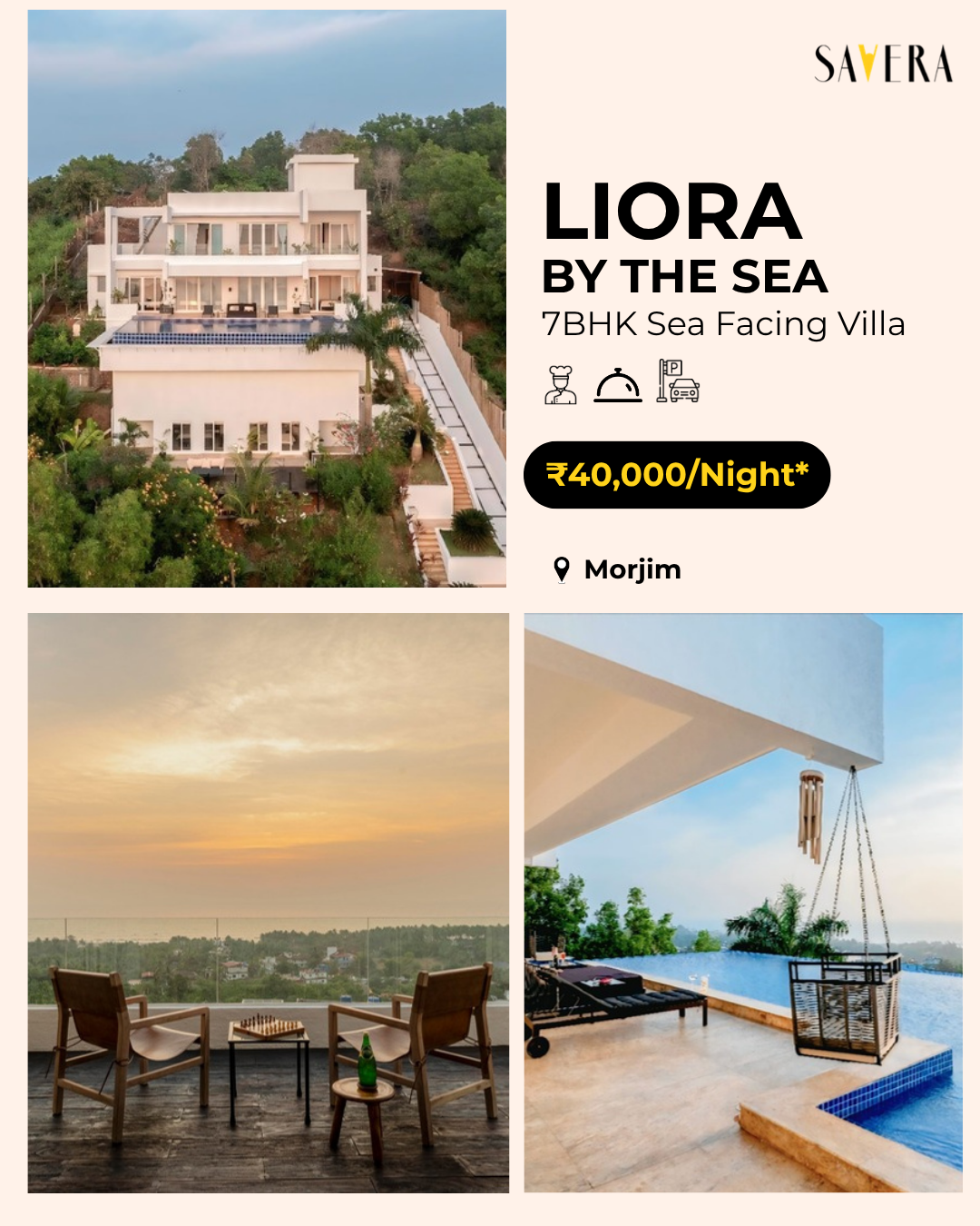 Savera Stays Facebook ad: POV: Your Goa trip finally looks like the…