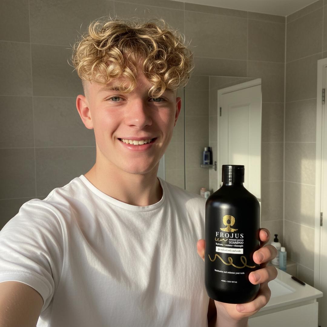Frojus - Curly Hair Products Facebook ad: Your best curls start here.