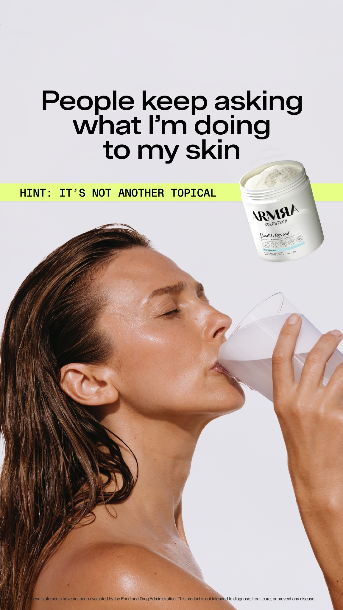 ARMRA Facebook ad