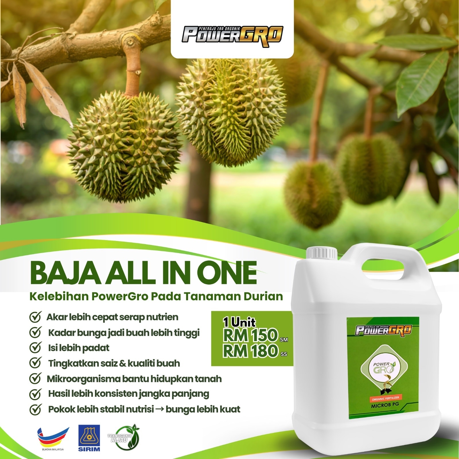 Powergro Baja Teknologi Mikrob Facebook ad: POWERGRO MIKROB, KUNCI KESUBURAN TANAH, PEMANGKIN…
