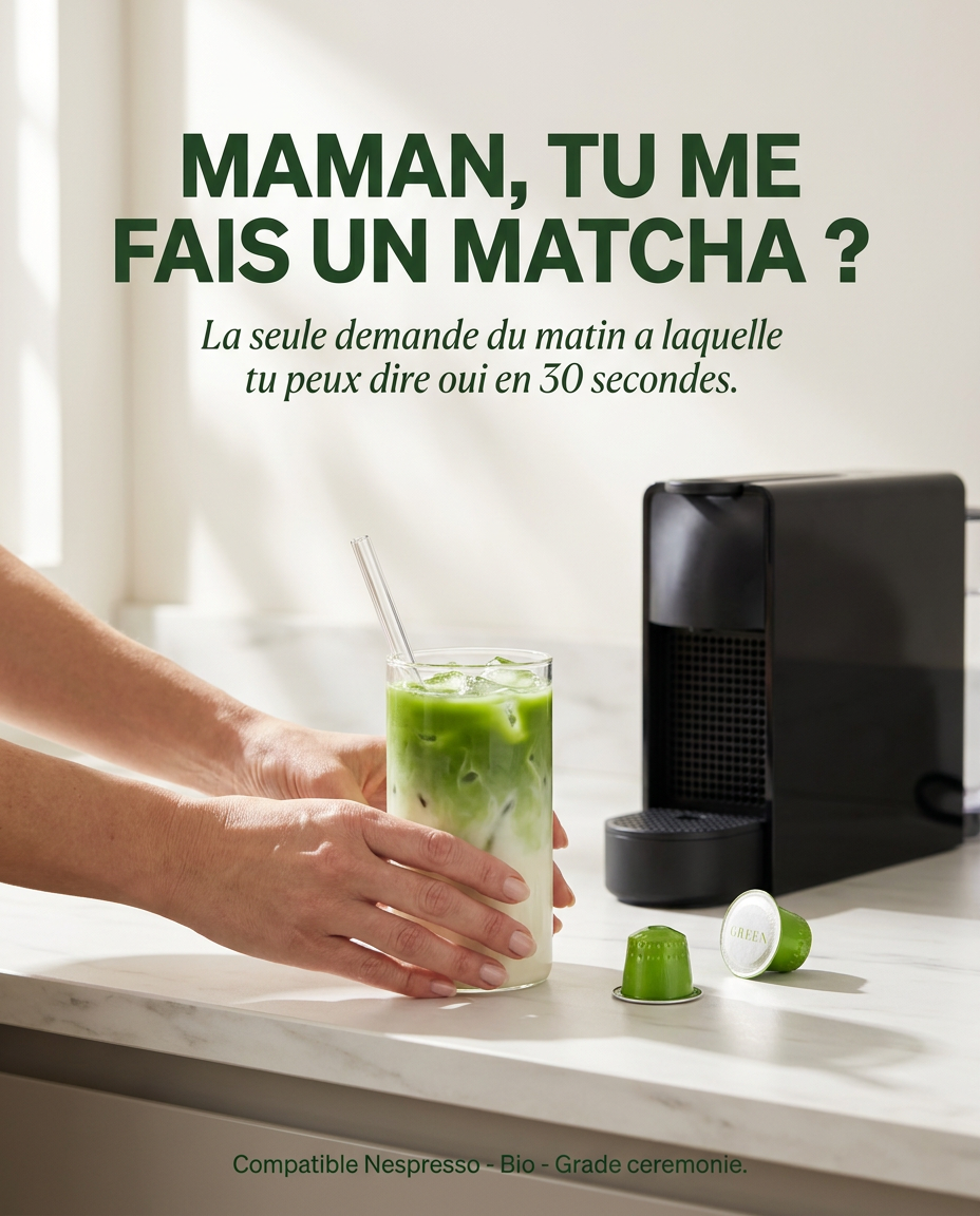 Green Facebook ad
